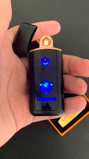 Electric Lighter with Led Brand Logo