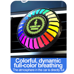 Car Air Purifier with Voice Control RGB Lights(1pc)