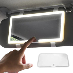 Car Sun Visor Mirror with Led Lights