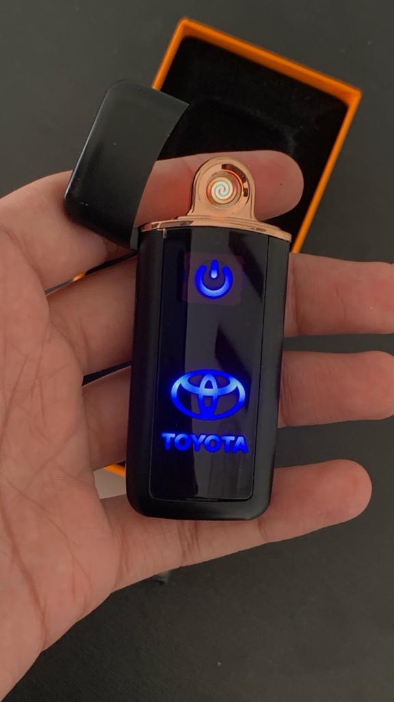 Electric Lighter with Led Brand Logo