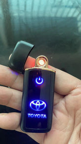 Electric Lighter with Led Brand Logo